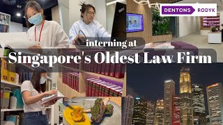 Interning at Singapores OLDEST Law Firm  Dentons Rodyk  vlog pt1 [upl. by Nissie38]