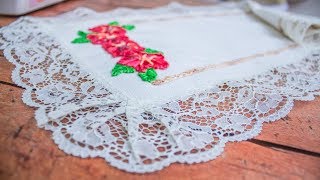 COSER ESQUINAS PERFECTAS con encajetrucos de costura fácil [upl. by Yann]