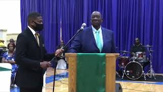 Demaryius Thomas uncle delivers remarks at funeral service [upl. by Xuaeb162]