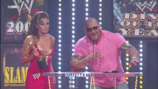 MVP presents the Slammy for WWE Diva of the Year [upl. by Einatirb]