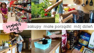 Daily vlog  Połowa wakacji a tam takie klimaty  Zakupy Lidl  Ogrodowe zbiory [upl. by Eanej]