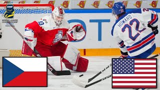 ČESKO VS USA MISTROVSTVÍ SVĚTA V HOKEJI U20 2024 SESTŘIH [upl. by Treva263]