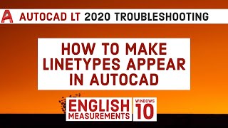 How to Make Linetypes Appear in Autocad [upl. by Fusco]