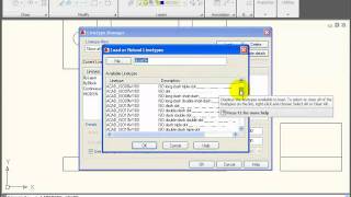 AutoCAD Tutorials  Using the Linetype Manager [upl. by Leiand465]