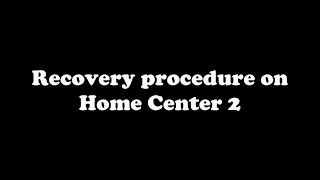 Tutorial Fibaro  Recovery procedure recovery mode on Home Center 2 [upl. by Mychael]