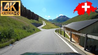 DRIVING TO THE HIGHEST VILLAGE IN SWITZERLAND  JUF  4K  60 FPS [upl. by Aiuhsoj]