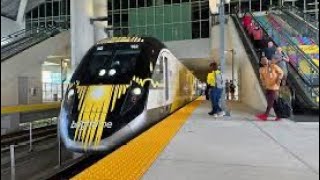 Taking the brightline train to ORLANDO 🎉🎉🎉”must watch “ [upl. by Llirrem664]