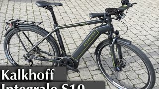 Kalkhoff integrale s10 Speed ebike 45 kmh SPedelec 2106 Dreambike [upl. by Drawoh]