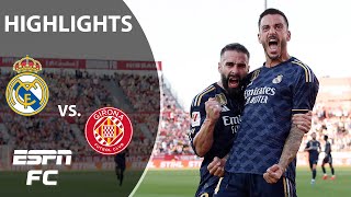 Girona vs Real Madrid  LALIGA Highlights  ESPN FC [upl. by Bondy598]