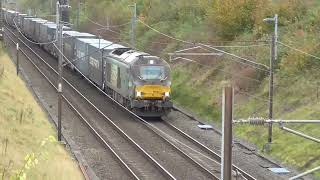 68004 4s44 Daventry  Coatbridge 18th October 2024 [upl. by Adina]