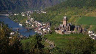 Mosel in Germany CochemMosel Holiday Region  German Moselle Valley tourism [upl. by Akeit]