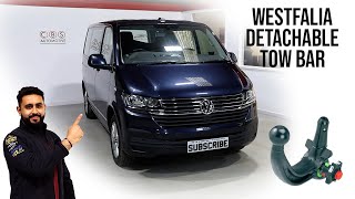 VW T61 DETACHABLE Tow Bar  Westfalia Tow Bar amp Dedicated Electrics [upl. by Brigida]