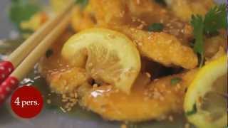 Recette de poulet croustillant au citron avec Maïzena® [upl. by Nylirem]