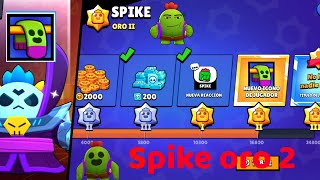 Subiendo la Maestría de SPIKE a oro 2 Brawl Stars [upl. by Odlanier]