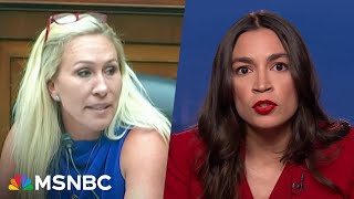 AOC on the real story behind that Marjorie Taylor Greene exchange [upl. by Gurl10]