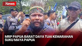 Masyarakat Suku Maya Marah FarisPetrus Dinilai Bukan OAP Protes lewat Blokade Jalan [upl. by Lemyt]