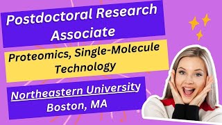 Postdoctoral Research Associate Northeastern University Boston MA [upl. by Ajet]