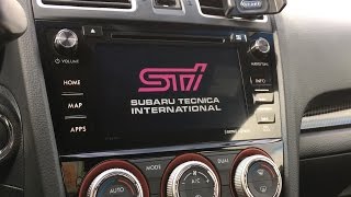 2016 Subaru Starlink STi Navigation Custom Screen Off Image using Mac [upl. by Cammie]