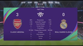 Arsenal vs Real Madrid CLASSIC TEAMS [upl. by Theall]