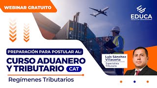 📍DOMINA LOS REGÍMENES TRIBUTARIOS Y PREPÁRATE PARA EL EXAMEN CAT DE SUNAT 2024 ✈️🔍 [upl. by Noiro]