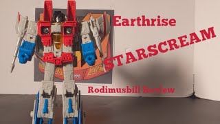 Earthrise STARSCREAM Transformers WFC Voyager War For Cybertron Review Wave 1 [upl. by Neerbas]