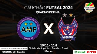 AMF x GUARANY  GAUCHÃO DE FUTSAL  10112024 [upl. by Salomone]