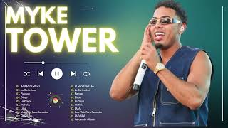 Myke Towers 2024 Letra  Mejores Canciones de Myke Towers y Grandes Éxitos  Mix Reggaeton 2024 [upl. by Atem]