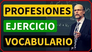 Las profesiones y ocupaciones en inglés Ejercicios de vocabulario en inglés con imágenes  2 [upl. by Apple469]