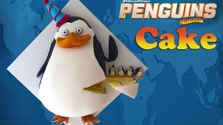 PENGUIN CAKE How To Cook That Penguins of Madagascar Private [upl. by Tarsus785]