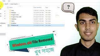 How To Delete The Windows Old Folder From Windows 10 Bangla 🔥🔥 [upl. by Sille]