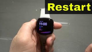 How To Restart A Fitbit SenseFull Tutorial [upl. by Aney934]