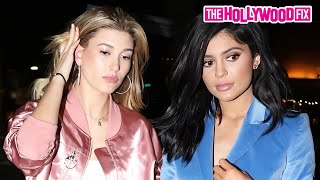 Hailey Bieber Gets Knocked Over By Paparazzi Trying To Get A Pic Of Kylie Jenner At The Nice Guy [upl. by Crosby]