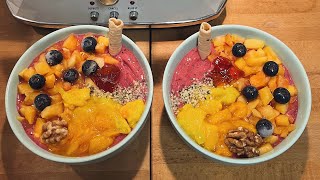 DIY Pink Pitaya Smoothie Bowl  Recipe [upl. by Filmer22]