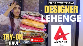 Latest Designer Lehenga’s from Instagram page  Best collection  Tryon  Honest Review  gimaashi [upl. by Yeldarb]