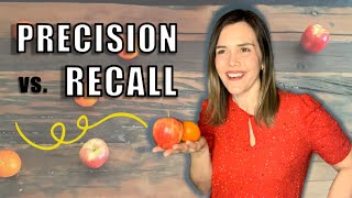 Never Forget Again  Precision vs Recall with a Clear Example of Precision and Recall [upl. by Pincus98]