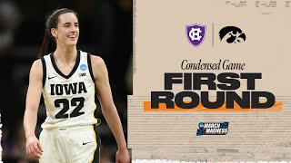 Iowa vs Holy Cross  First Round NCAA tournament extended highlights [upl. by Jeremie]