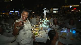 Le Dîner en Blanc returns to New York with a masquerade [upl. by Berni475]