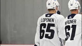 Winnipeg Jets Development Camp Markus Loponen [upl. by Aneehta177]