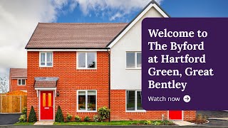 Taylor Wimpey  Welcome to the Byford at Hartford Green Great Bentley [upl. by Ativet]