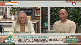 Vamo Arriba  Robert Carmona y Adrián Silva los futbolistas más veteranos [upl. by Ayotal]