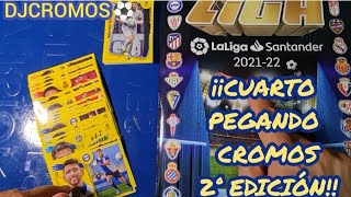 ¡¡PEGANDO CROMOS SEGUNDA EDICIÓN LIGA ESTE 202122 PANINI [upl. by Zabrine]