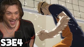 TSUKI BLOCKS USHIJIMA  Haikyu Season 3 Episode 4 Reaction [upl. by Darby]