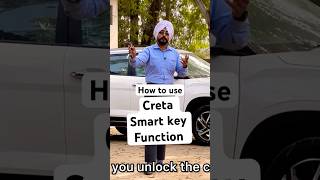 creta sx petrol smart key function on remote 🔥how to use [upl. by Massiw]