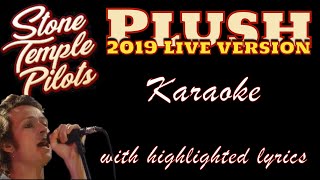 STP ●PLUSH LIVE VERSIONKaraoke with Lyrics [upl. by Ttesil]