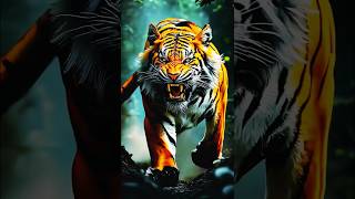 The Royal bengal Tiger roar 🔥🤟🥰 tiger animals youtubeshorts trending viralshorts viralvideo [upl. by Norek]