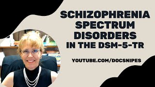 Schizophrenia Spectrum Disorder Diagnosis with DSM5TR Changes [upl. by Otreblide]