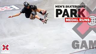 Men’s Skateboard Park MEDAL RUNS  X Games 2022 [upl. by Nide914]