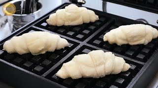 홍대 │ 크로플 │ Croissant Waffle │ 한국 길거리 음식 │ Korean Street Food [upl. by Labana]