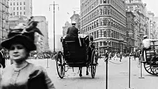 Surreal Old Timey Film Of New York City In 1911 [upl. by Marcello]