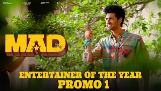 MAD  Entertainer of the Year  Promo 1  Kalyan Shankar  S Naga Vamsi  Bheems Ceciroleo [upl. by Eitsirhc]